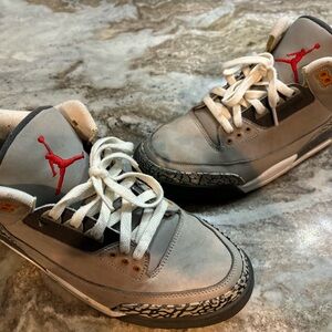 BEATERS****AIR JORDAN 3 RETRO LS 'COOL GREY' 2006 Men’s size 10.5